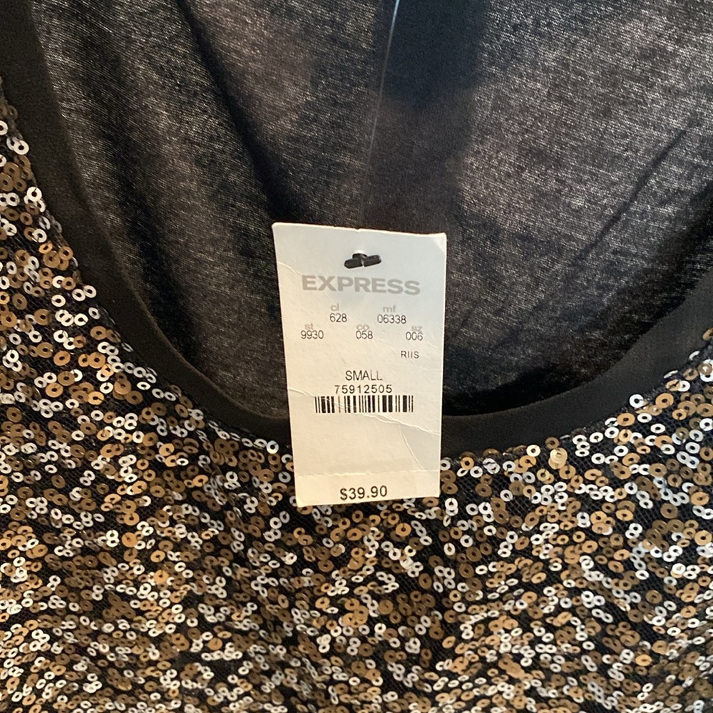 Express Sequins Top - Picture 2 of 5
